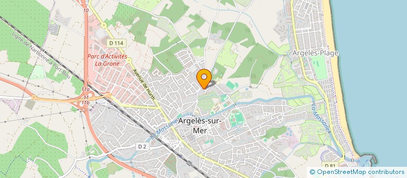 localisation de l'entreprise MONSIEUR LOIC HENON à ARGELES-SUR-MER