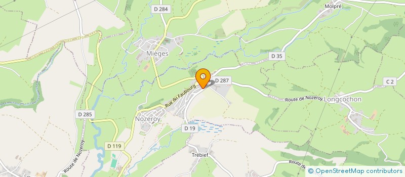 localisation de l'entreprise MONSIEUR LOIC HENRIET à NOZEROY