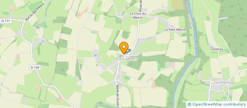 localisation de l'entreprise MONSIEUR LOIC HENRY  MONTILLIERES-SUR-ORNE