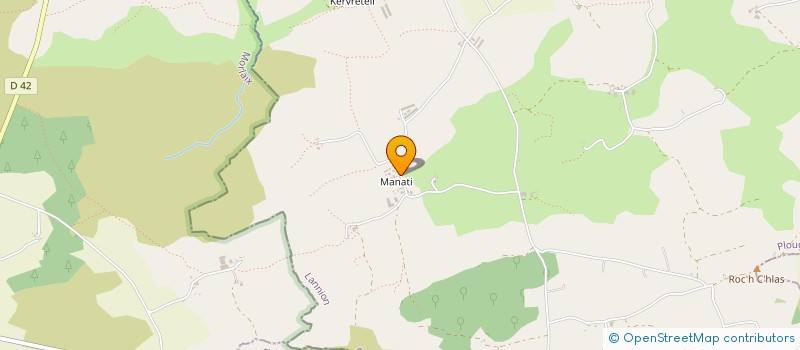 localisation de l'entreprise MONSIEUR LOIC HENRY  PLOUGRAS