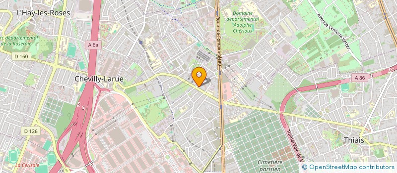 localisation de l'entreprise MONSIEUR LOIC HERVE  CHEVILLY-LARUE