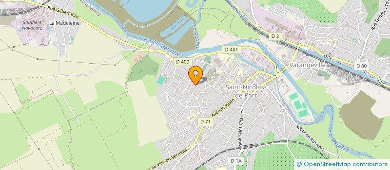 localisation de l'entreprise MONSIEUR LOIC HISS  SAINT-NICOLAS-DE-PORT