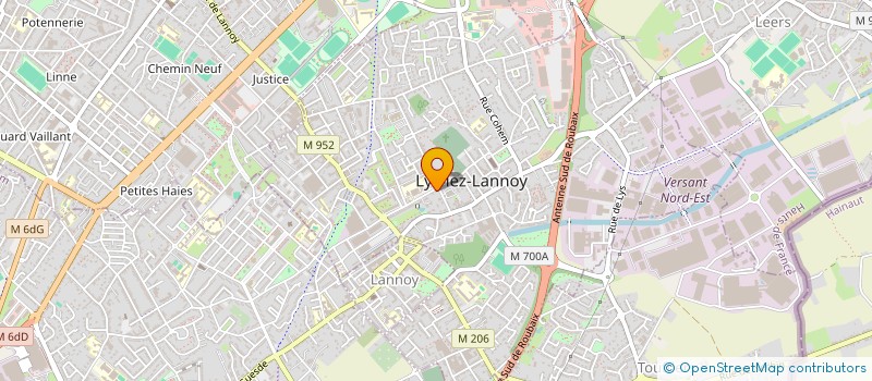 localisation de l'entreprise MONSIEUR LOIC HOYEZ  LYS-LEZ-LANNOY