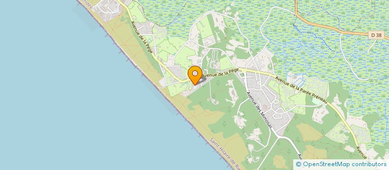 localisation de l'entreprise MONSIEUR LOIC HOYON  SAINT-HILAIRE-DE-RIEZ