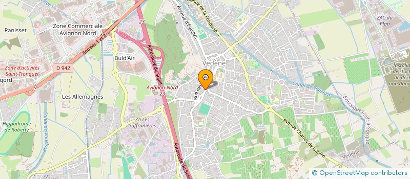 localisation de l'entreprise MONSIEUR LOIC HUGUES  VEDENE