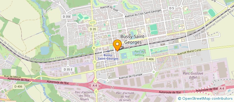 localisation de l'entreprise MONSIEUR LOIC HUGUES  BUSSY-SAINT-GEORGES