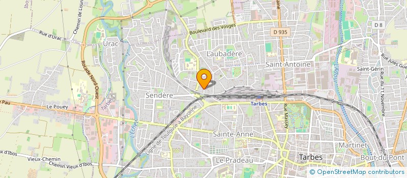 localisation de l'entreprise MONSIEUR LOIC JACQUINOT  TARBES