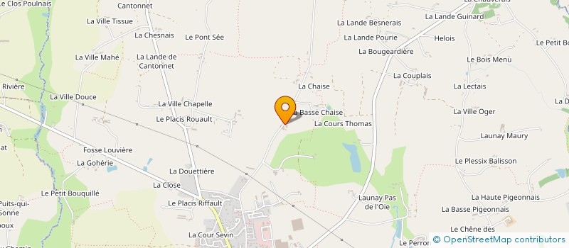 localisation de l'entreprise MONSIEUR LOIC JAN  ROMILLE