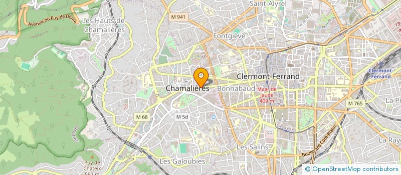 localisation de l'entreprise MONSIEUR LOIC JANE à CHAMALIERES