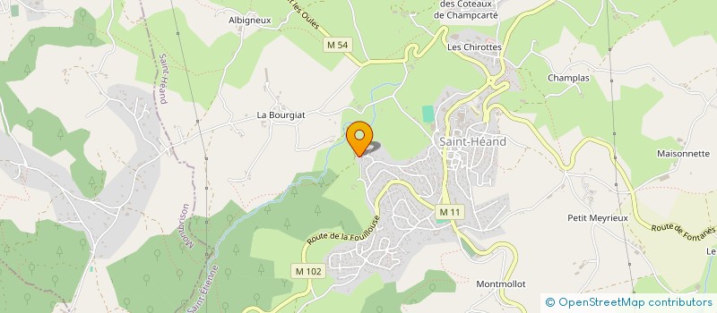 localisation de l'entreprise MONSIEUR LOIC JASINSKI  SAINT-HEAND