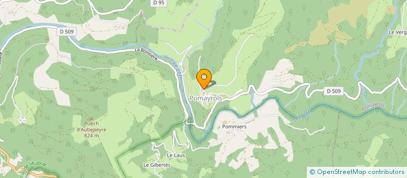 localisation de l'entreprise MONSIEUR LOIC JAUMOTTE  POMAYROLS