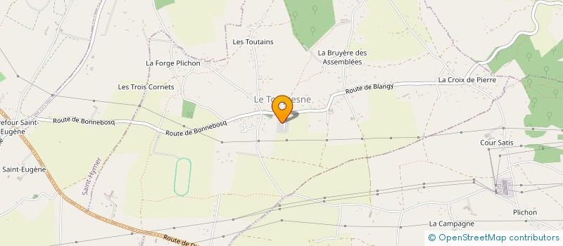 localisation de l'entreprise MONSIEUR LOIC JEANNE  LE TORQUESNE