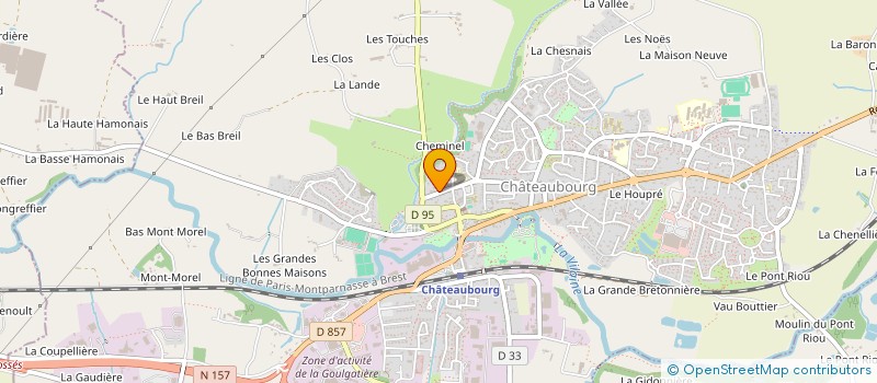 localisation de l'entreprise MONSIEUR LOIC JEULAND à CHATEAUBOURG