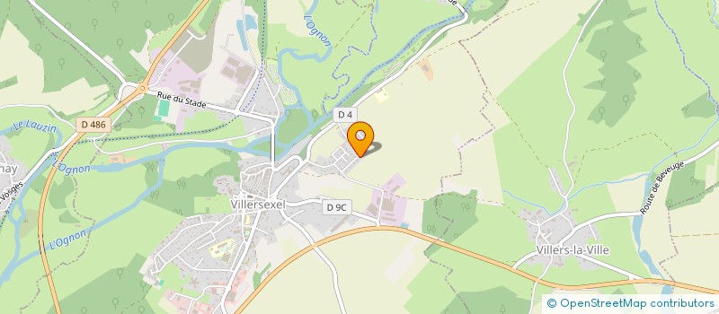 localisation de l'entreprise MONSIEUR LOIC JIMENEZ  VILLERSEXEL