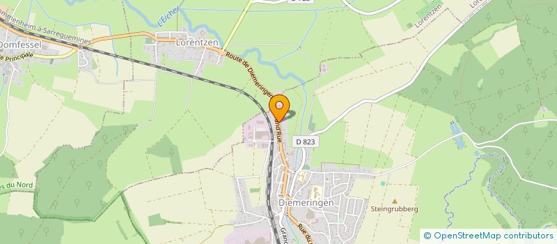 localisation de l'entreprise MONSIEUR LOIC JOANNY  DIEMERINGEN