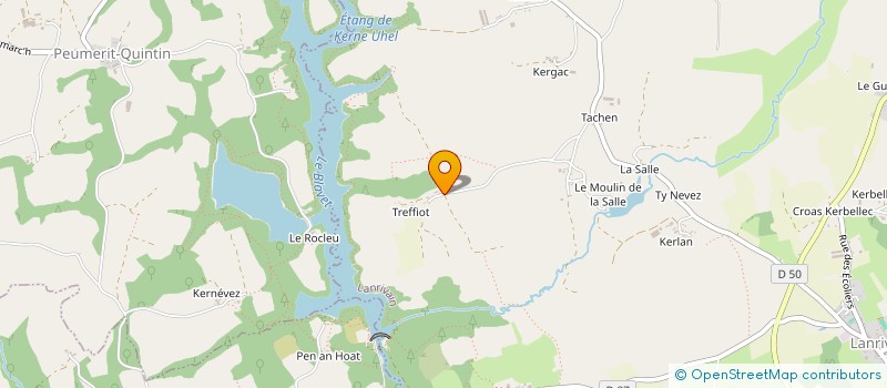 localisation de l'entreprise MONSIEUR LOIC JOBIC  LANRIVAIN