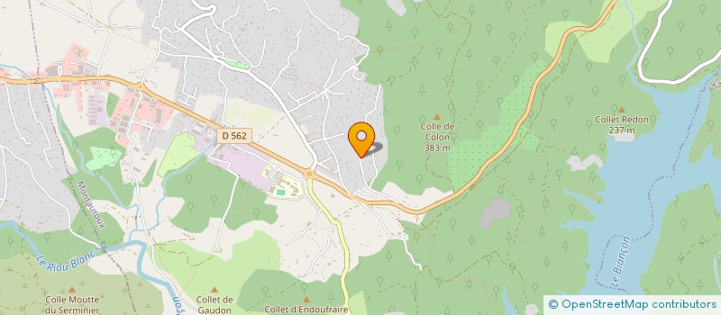 localisation de l'entreprise MONSIEUR LOIC JOLY  MONTAUROUX