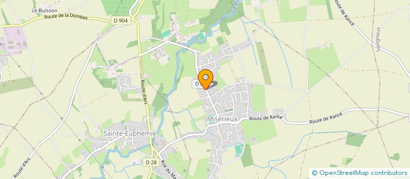 localisation de l'entreprise MONSIEUR LOIC JOLY  MISERIEUX