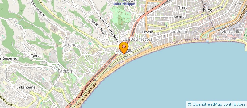 localisation de l'entreprise MONSIEUR LOIC JORQUERA à NICE