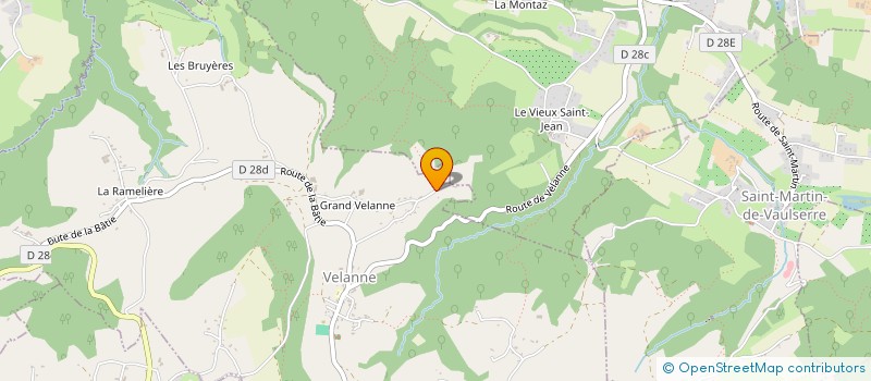 localisation de l'entreprise MONSIEUR LOIC JOSSI  VELANNE