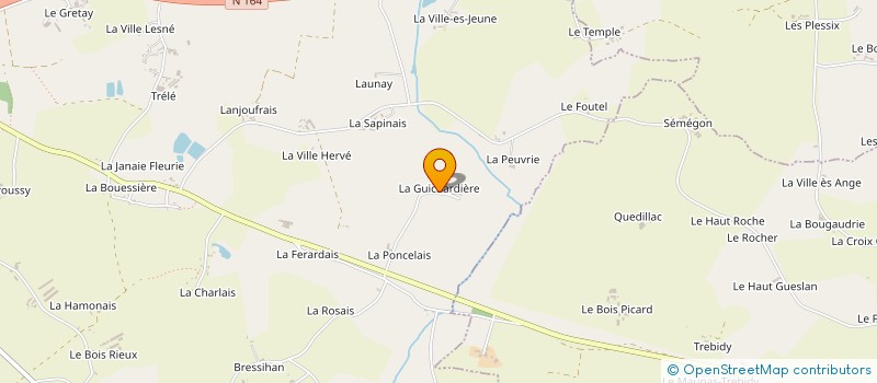 localisation de l'entreprise MONSIEUR LOIC JOUBEAU  SAINT-ONEN-LA-CHAPELLE