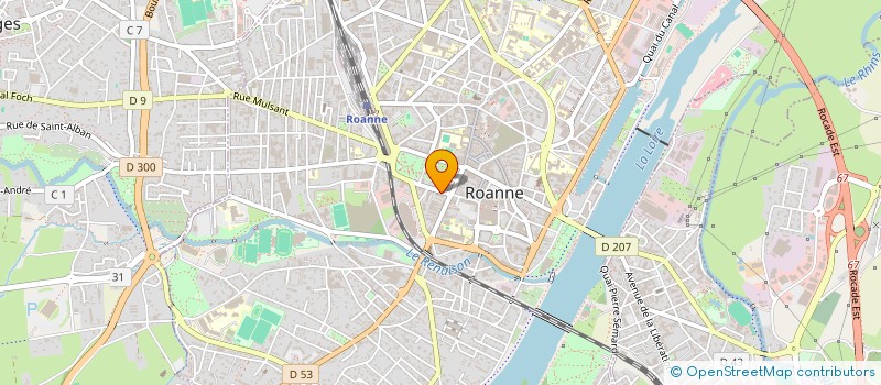 localisation de l'entreprise MONSIEUR LOIC JULLIAND  ROANNE