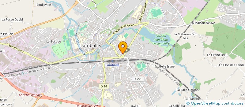 localisation de l'entreprise MONSIEUR LOIC KAMENI  LAMBALLE-ARMOR