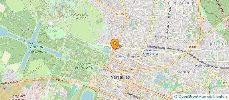 localisation de l'entreprise MONSIEUR LOIC KERDRANVAT à VERSAILLES