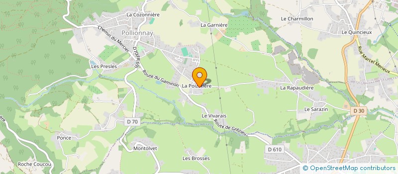 localisation de l'entreprise MONSIEUR LOIC KERSUZAN à VAUGNERAY