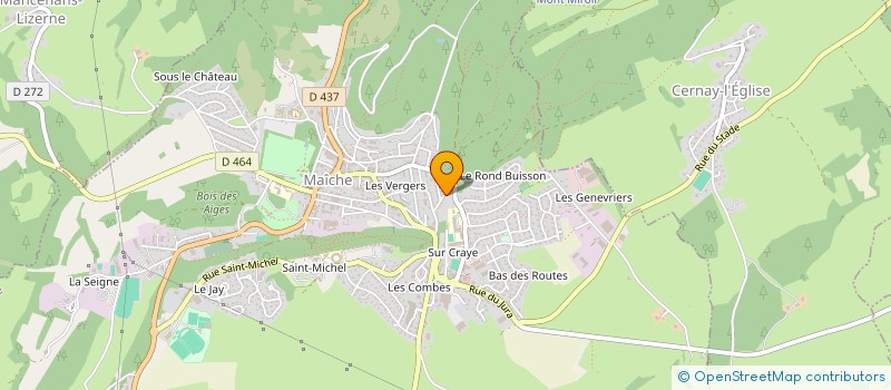 localisation de l'entreprise MONSIEUR LOIC KREMER  MAICHE