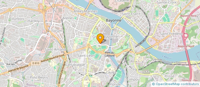 localisation de l'entreprise MONSIEUR LOIC LABORDE  BAYONNE