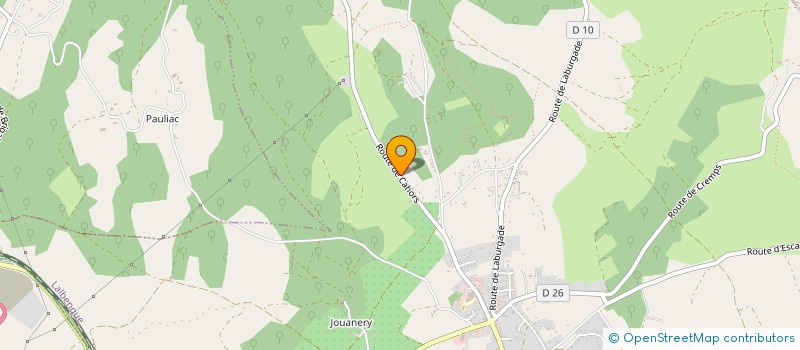 localisation de l'entreprise MONSIEUR LOIC LABORIE  LALBENQUE