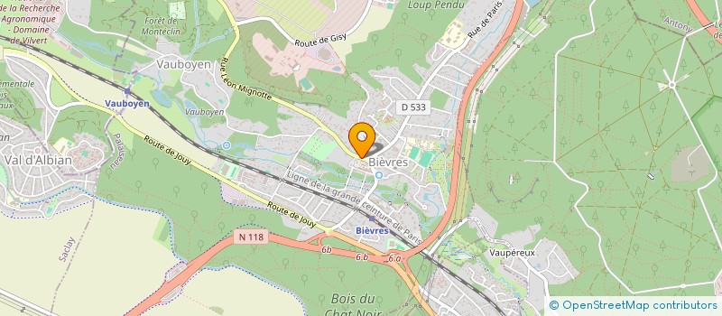 localisation de l'entreprise MONSIEUR LOIC LACROIX  BIEVRES