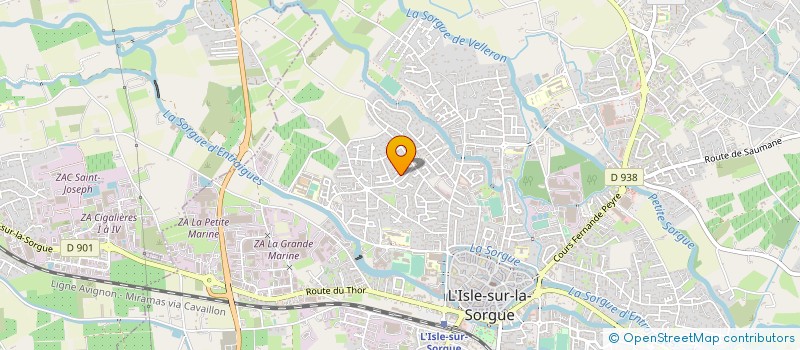 localisation de l'entreprise MONSIEUR LOIC LACROIX A CHEZ JEAN à L'ISLE-SUR-LA-SORGUE