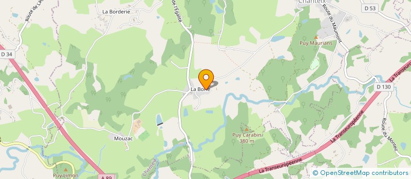 localisation de l'entreprise MONSIEUR LOIC LAFONT  CHANTEIX