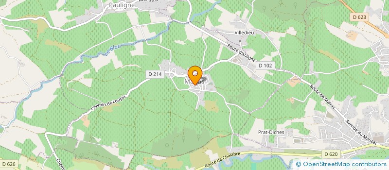 localisation de l'entreprise MONSIEUR LOIC LAGIER  MALRAS