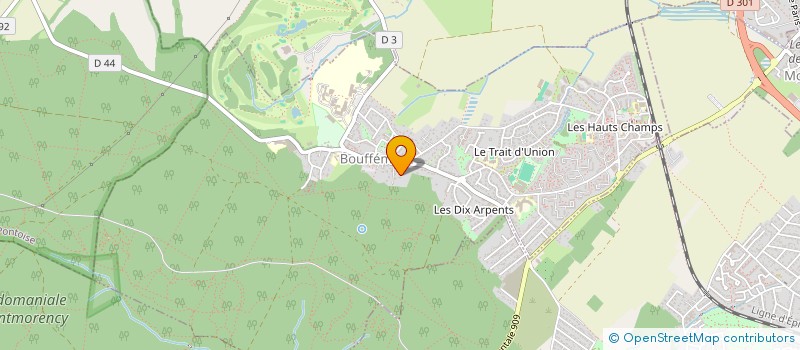 localisation de l'entreprise MONSIEUR LOIC LAHELLEC  BOUFFEMONT