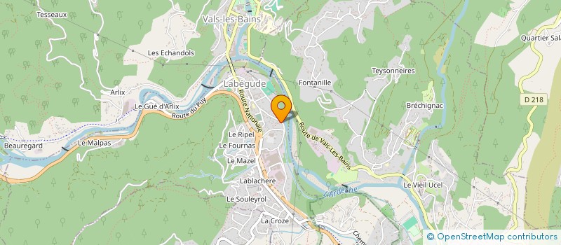 localisation de l'entreprise MONSIEUR LOIC LALLEMANT  LABEGUDE