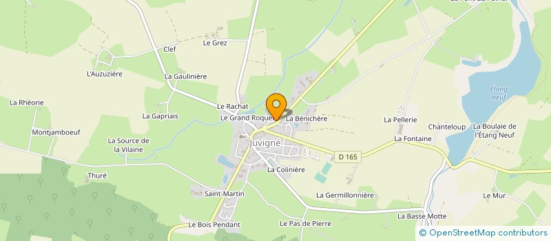 localisation de l'entreprise MONSIEUR LOIC LAMBERT à JUVIGNE