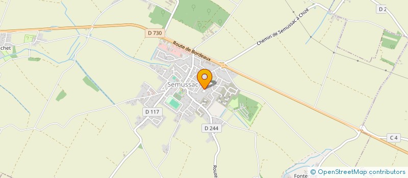 localisation de l'entreprise MONSIEUR LOIC LAMOTTE  MONTPELLIER-DE-MEDILLAN