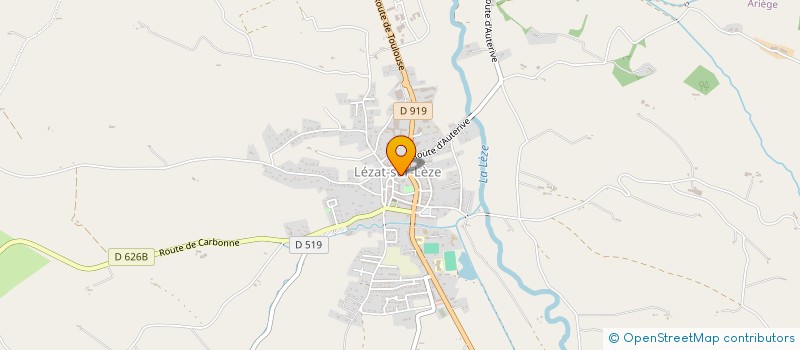 localisation de l'entreprise MONSIEUR LOIC LAPEYRE à LEZAT-SUR-LEZE
