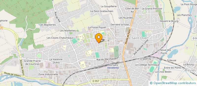 localisation de l'entreprise MONSIEUR LOIC LAUCUSSE  VENDOME