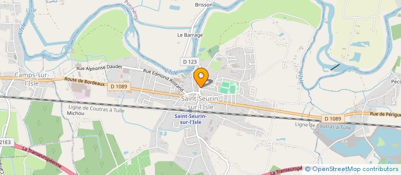 localisation de l'entreprise MONSIEUR LOIC LAVEAUD  MENESPLET