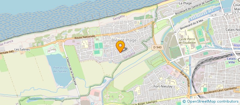 localisation de l'entreprise MONSIEUR LOIC LAVOYE  SANGATTE