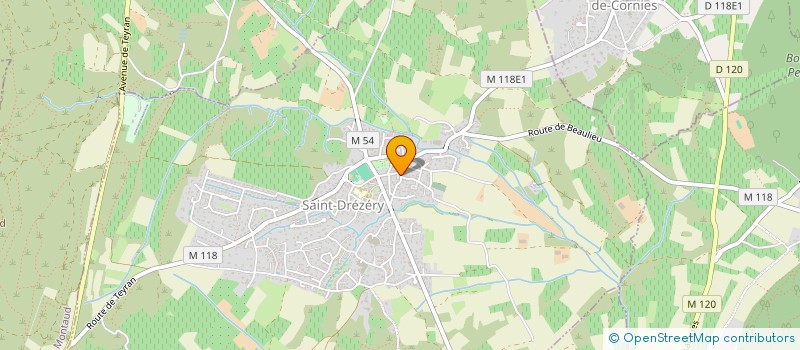 localisation de l'entreprise MONSIEUR LOIC LE BLEVEC à SAINT-DREZERY