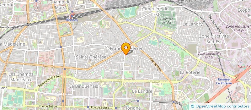 localisation de l'entreprise MONSIEUR LOIC LE BRAS  RENNES