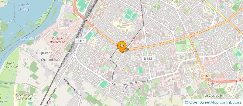 localisation de l'entreprise MONSIEUR LOIC LE BRAS à ANGERS