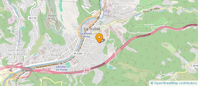 localisation de l'entreprise MONSIEUR LOIC LE BRETON à LA TRINITE