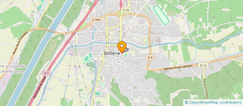 localisation de l'entreprise MONSIEUR LOIC LE CAER à BOLLENE