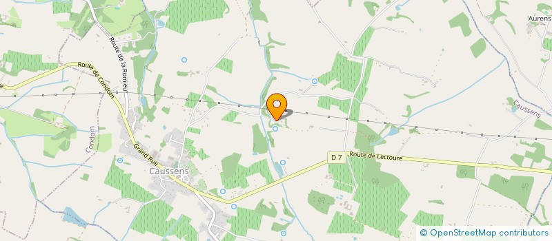 localisation de l'entreprise MONSIEUR LOIC LE COUILLARD  CAUSSENS